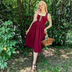 Walking Through The Woodlands Embroidered Bodice and Matching Skirt